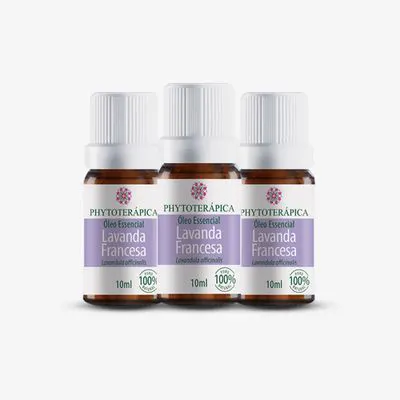 Kit com 3 frascos de Lavanda